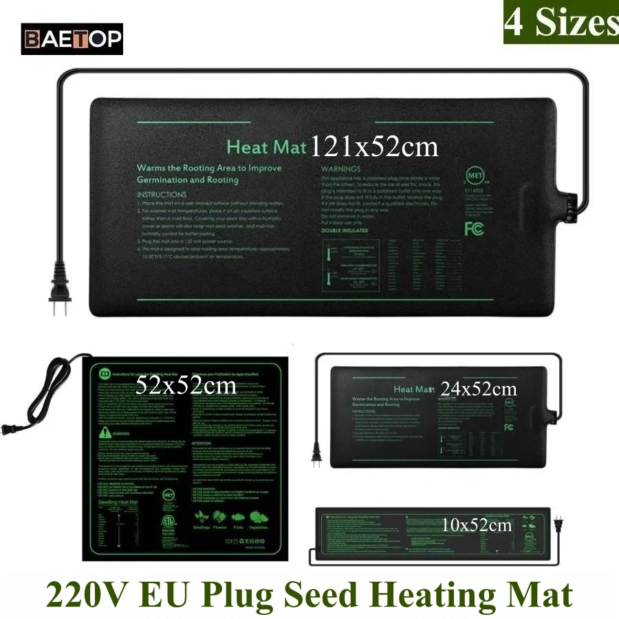 Seedling Heat Pad - Estera térmica para plántulas, 4 tamaños,