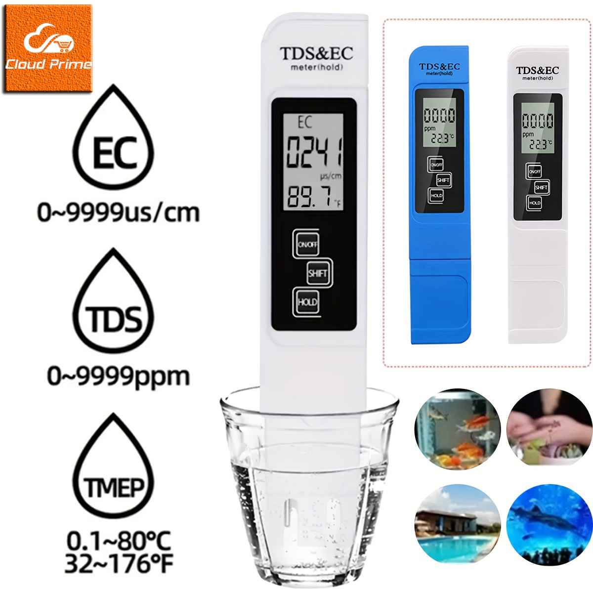 Ec Meter Digital - Pluma de detección de calidad del