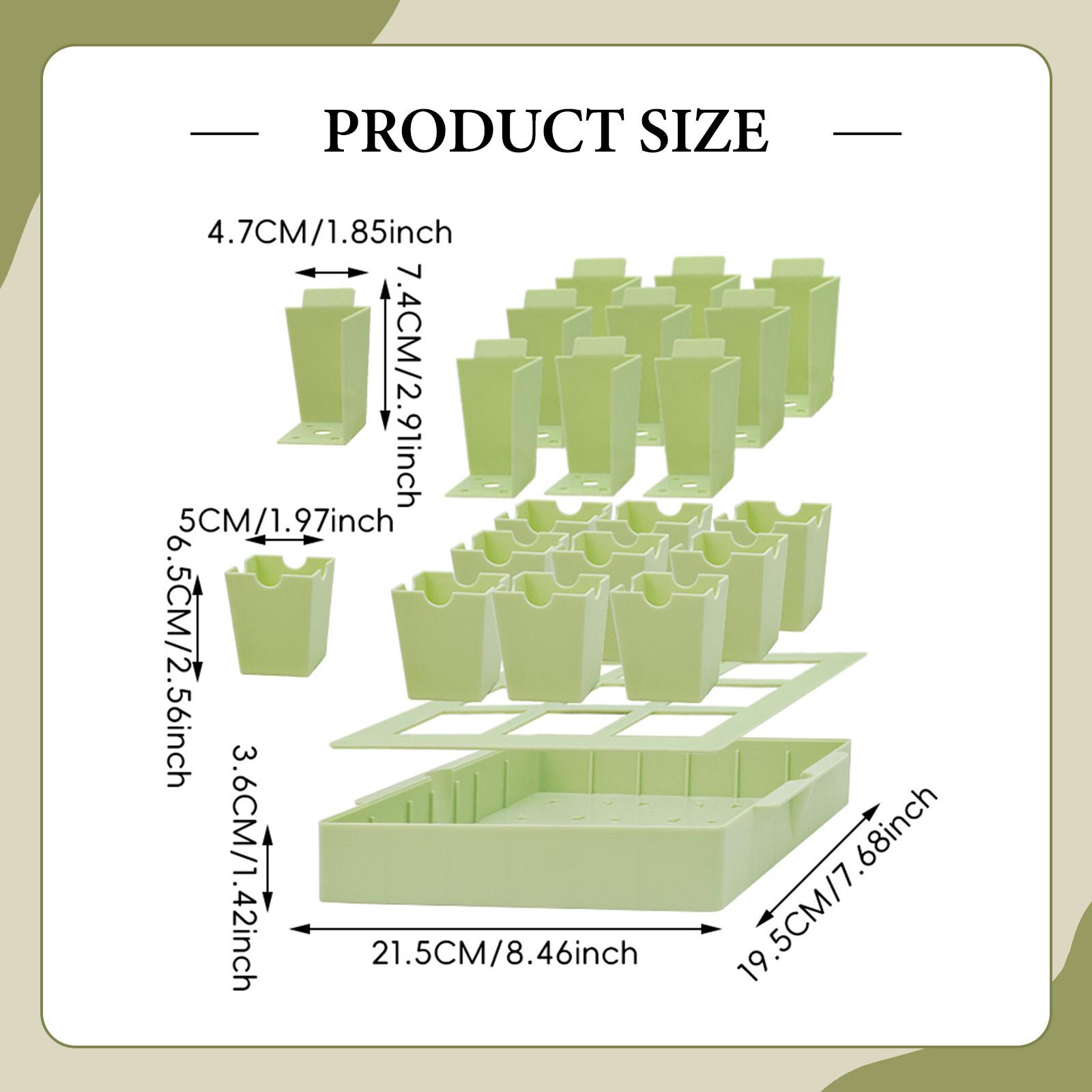 Dome Propagation Kit - Bandeja de Germinación Reutilizable, Kit Mini