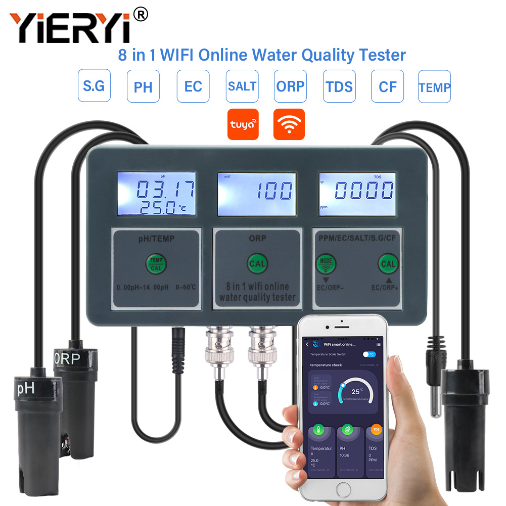 Ec Meter Digital - Monitor de Calidad del Agua para