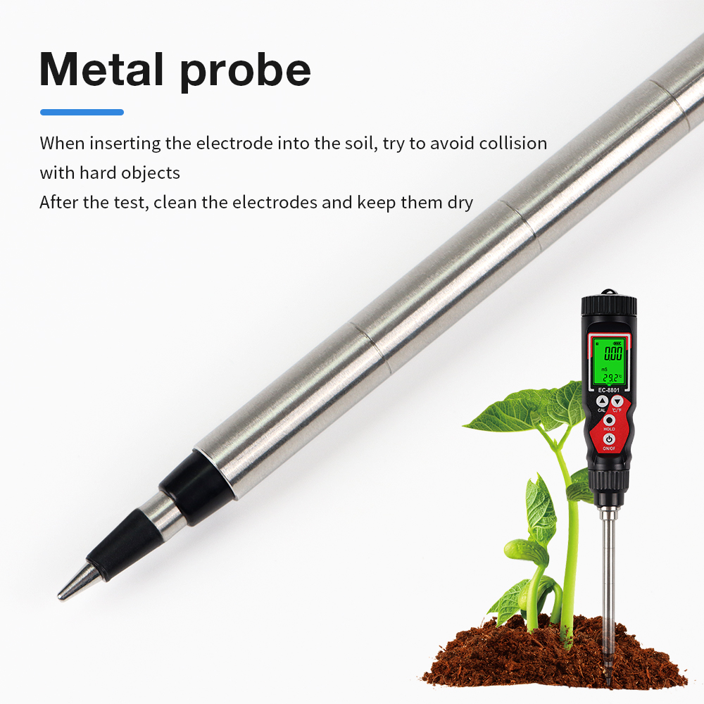 EC-8801 medidor EC de suelo po - Ec Meter Digital reseña y precio