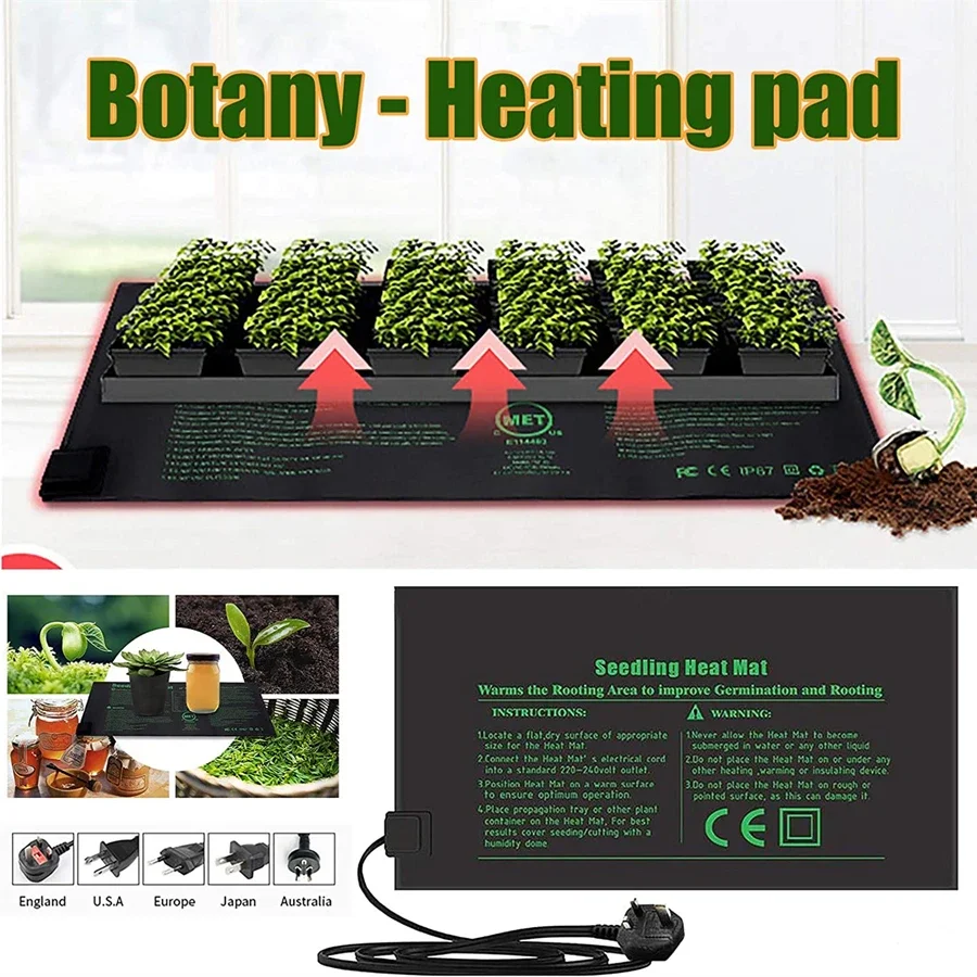 Estera térmica para plántulas, - Seedling Heat Pad reseña y precio