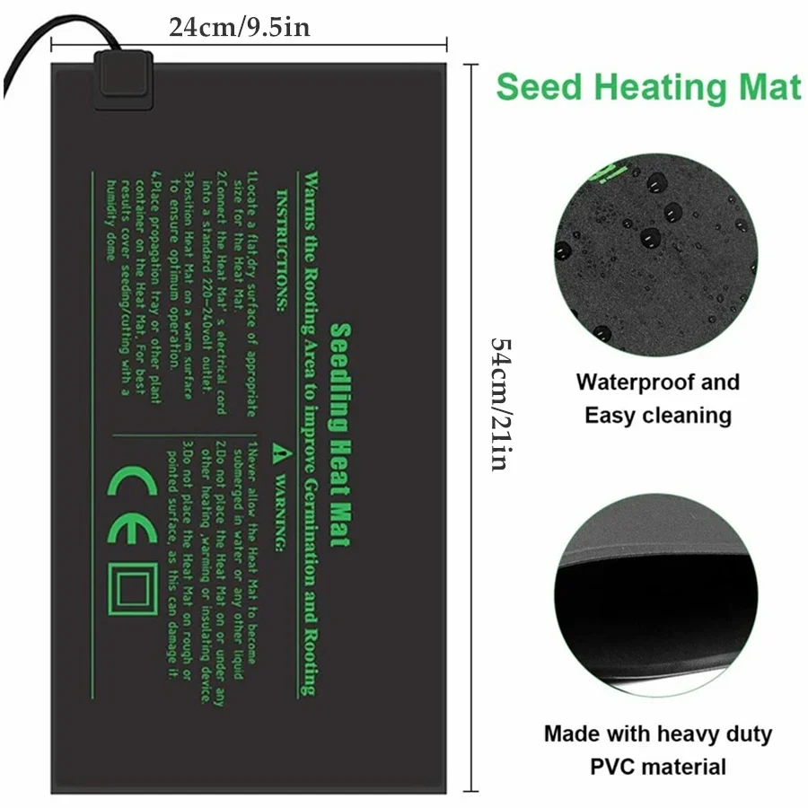 Estera térmica para plántulas, - Seedling Heat Pad reseña y precio