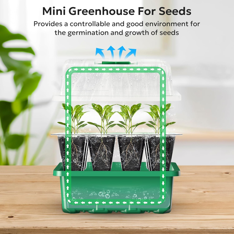 10 Uds. Bandejas de plántulas  - Dome Propagation Kit reseña y precio
