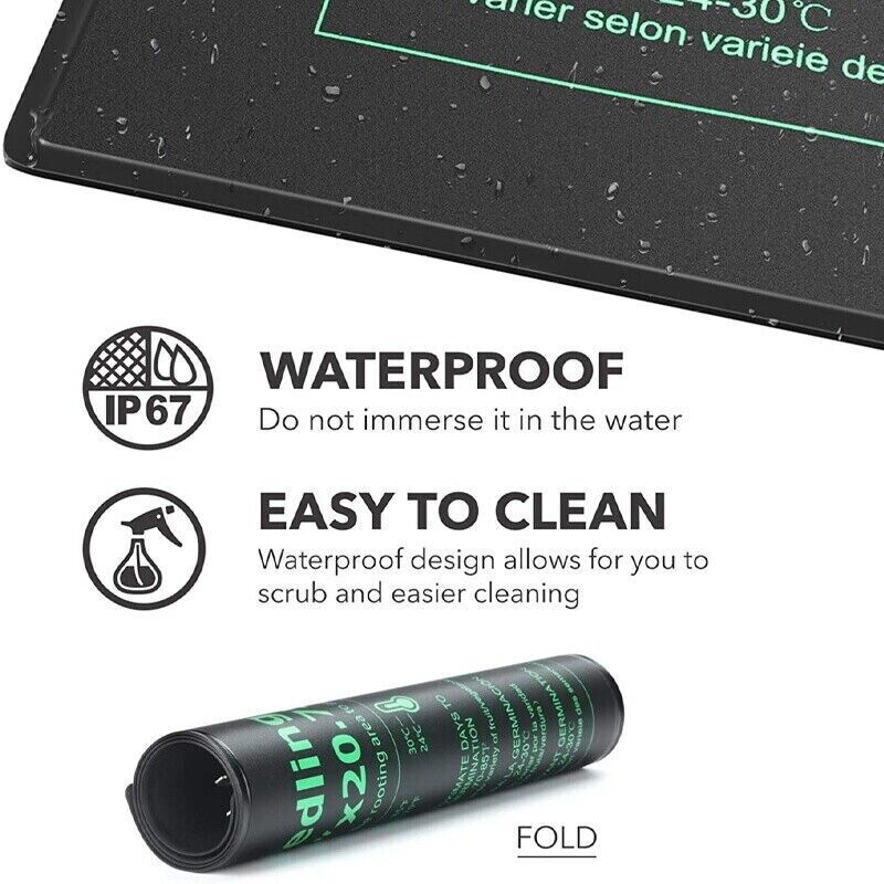 LERWAY-alfombrilla calefactora - Seedling Heat Pad reseña y precio