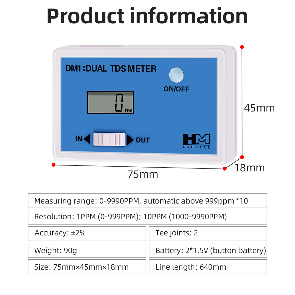 Probador Digital de calidad de - Ec Meter Digital reseña y precio