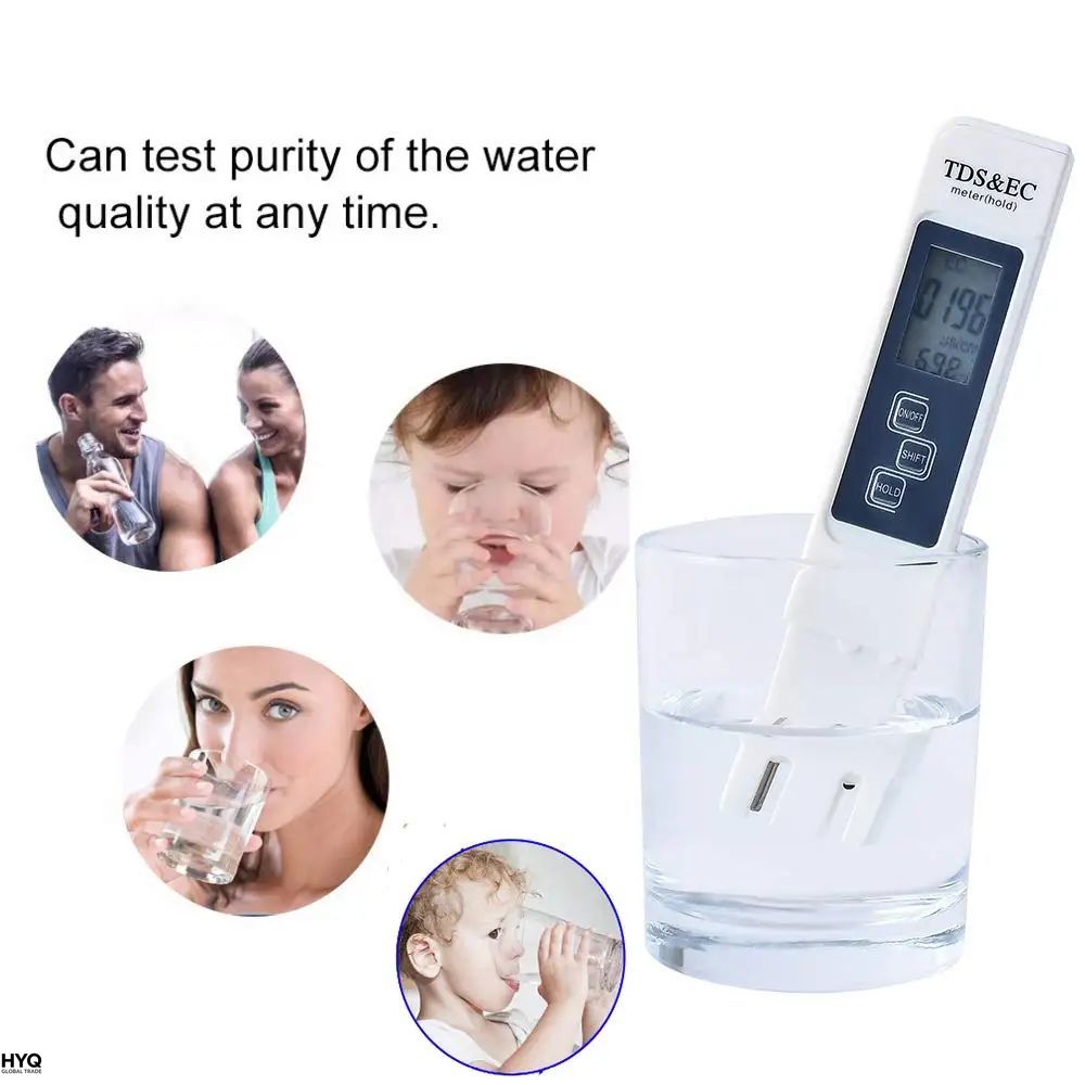 Medidor digital TDS EC blanco  - Ec Meter Digital reseña y precio